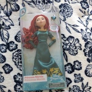 Disney Princess Merida Doll with Red Hair and Teal Dress